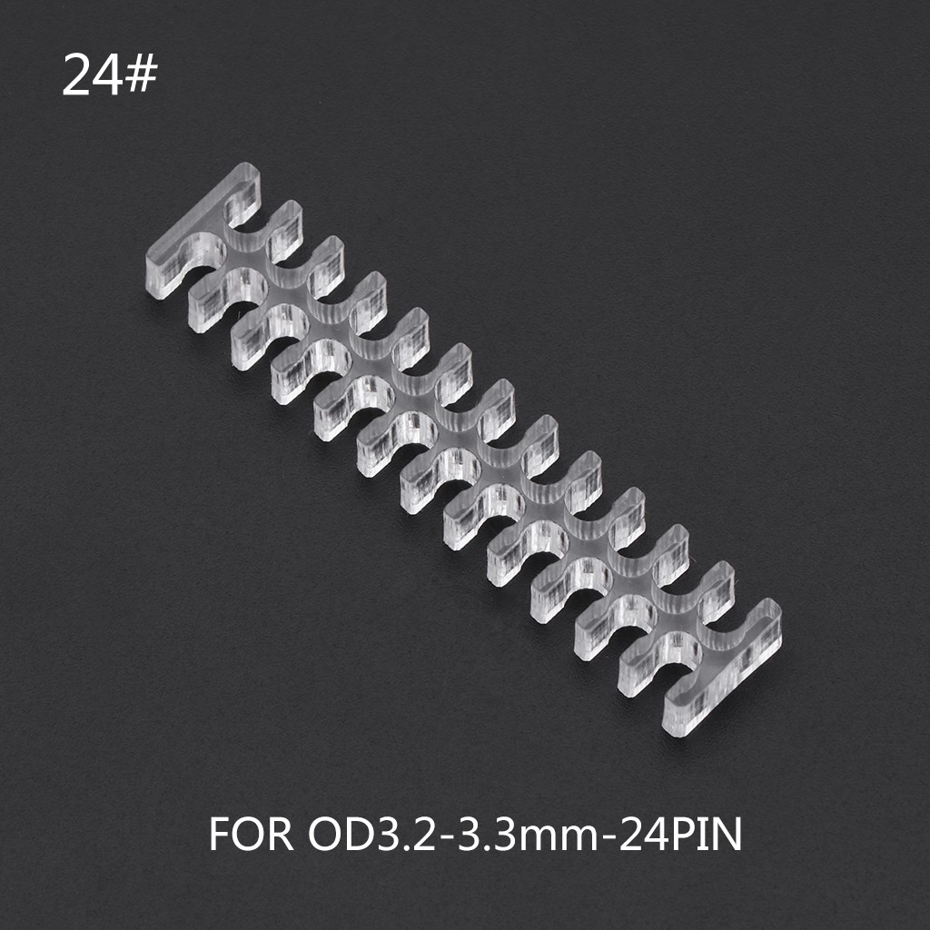 Transparent Acrylic Cable Comb Clear Dresser For 2 mm Cables 456824 Pin ...