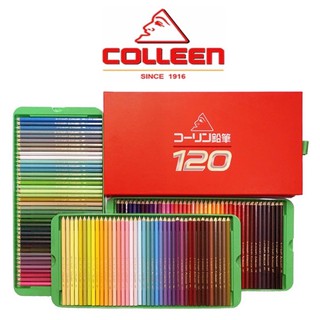 Colleen สีไม้คอลลีน 120 สี เนื้อสีสดใส เนียนสวย สีเข้ม คม ชัด ไล่ระดับสีง่าย