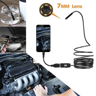 (จัดส่งจากประเทศไทย) กล้องเอนโดสโคป 1080P HD USBกล้องเอนโดสโคป 8 LED 5M สายตรวจสอบ borescope กันน้ำ เหมาะสำหรับ Android