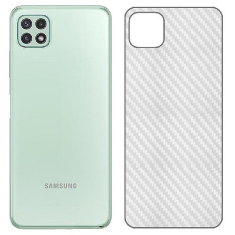 [ส่งจากประเทศไทย] ฟิล์มหลัง For Samsung A22 4G / Samsung A22 5G ฟิล์มหลังลายเคฟล่า กันน้ำกันเหงื่อ ก