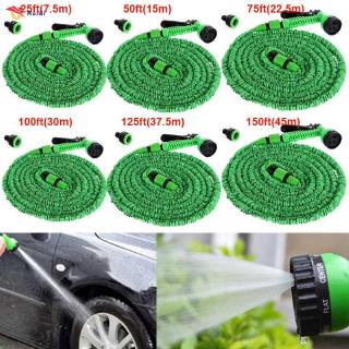 สายยางรดน้ำต้นไม้ Garden Hose Expandable Magic Flexible Water Hose Plastic Hoses Pipe With Watering Spray ปืนฉีดน้ำแรงดันสูง ปืนฉีดน้ำแรงดันสูง อเนกประสงค์ ปืนฉีดน้ำแรงดันสูง พร้อมสายยาว ปรับระดับน้ำได้ เครื่องฉีดน้ำแรงดันสูง