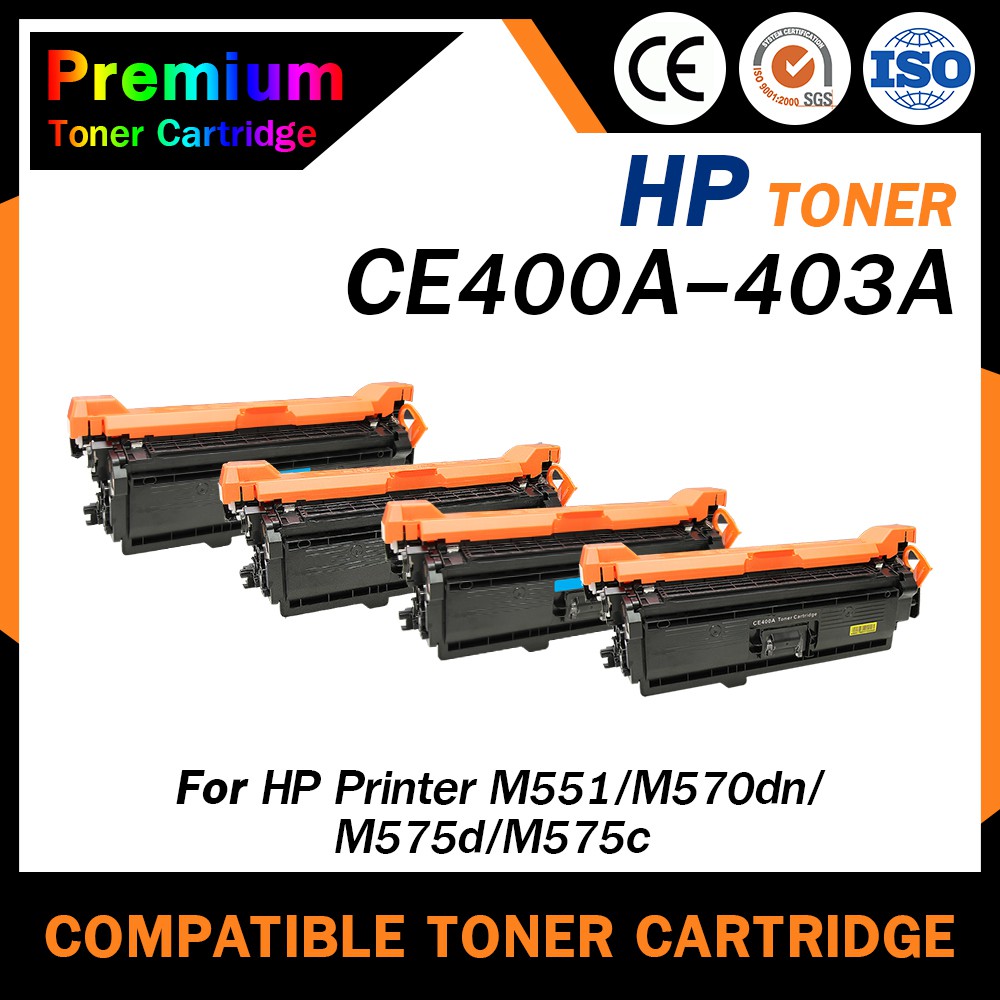 HOME HP CE400A/HP 400A/CE401A/CE402A/CE403A/CE250-253A/HP 507A For HP Printer M551/M570dn/M575d/M57