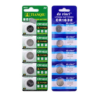 แบตเตอรี่ CR1632 ,LM1632 ,BR1632 Button Coin Cell Battery