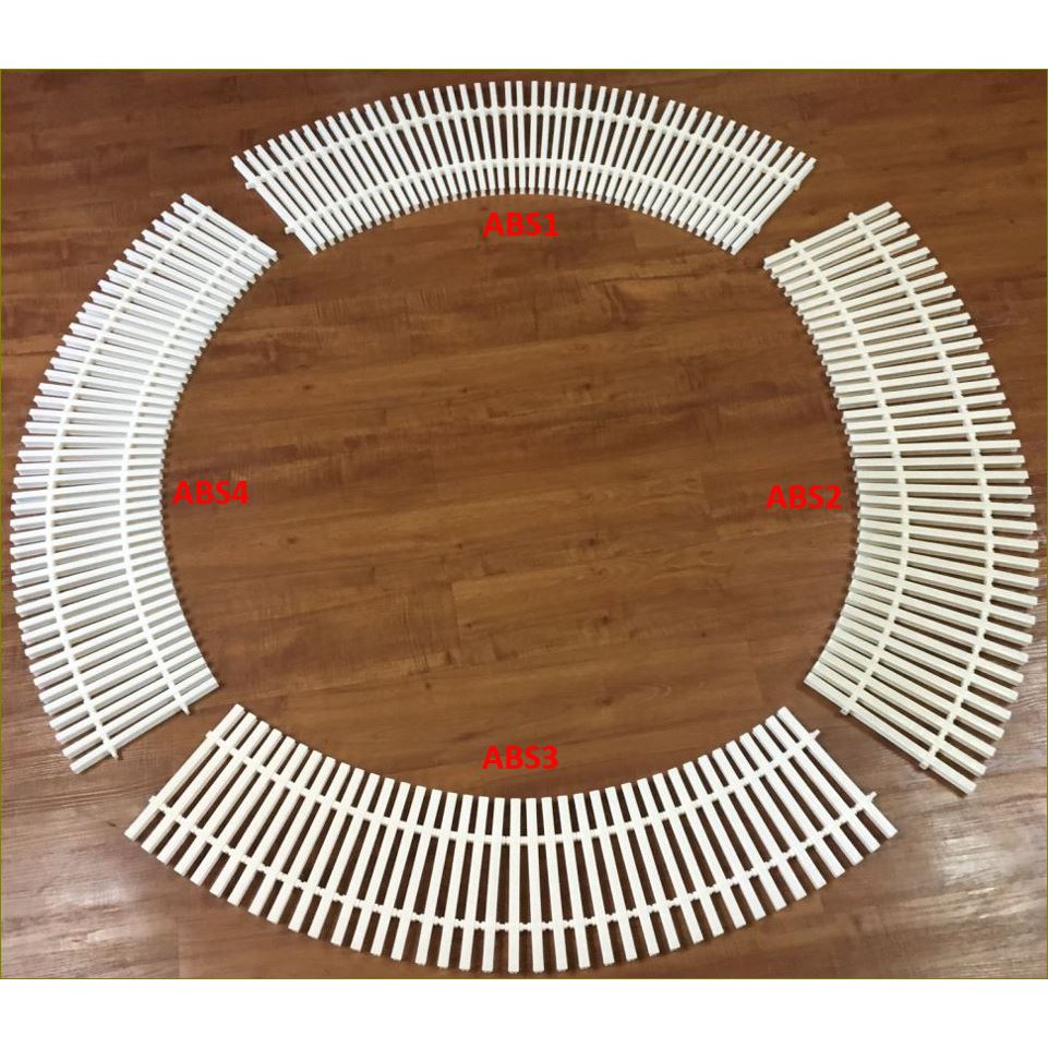 ตะแกรงระบายน้ำล้นรอบสระว่ายน้ำสำเร็จรูป ABS Swimming Pool Spa Overflow Drainage Gully Gutter Grating