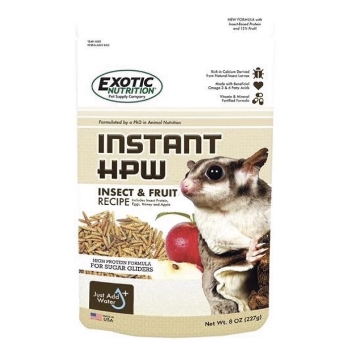 (แบ่งขาย)INSTANT HPW INSECT&FRUIT RECIPE - Exotic Nutrition
