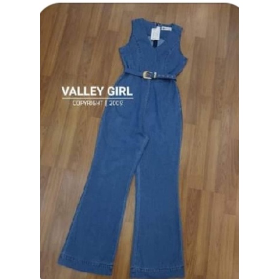 จั๊มสูทยีนส์ป้ายValleygirlมือ2