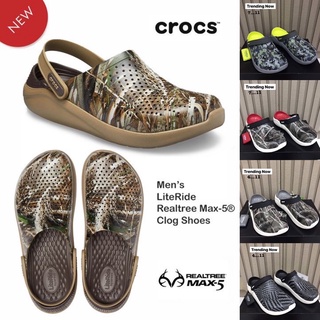 Crocs LiteRide Realtree Max-5 Clog Camo #Crocs #รองเท้าเพื่อสุขภาพ #รองเท้าเดินป่า