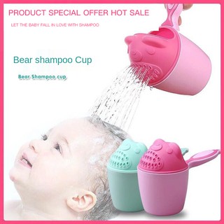 (Ready stock) Baby Shampoo Shower Cup for Newborn Cartoon Baby Shampoo Cup for Kid Bathing Shower