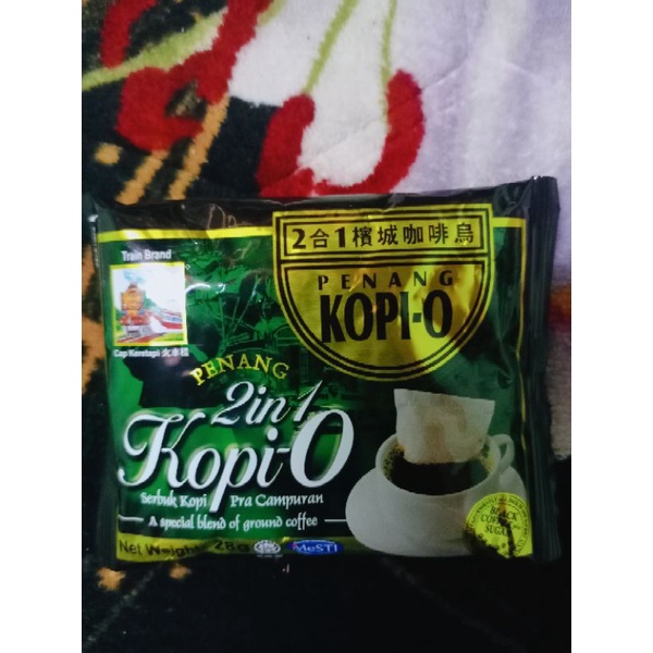 PENANG KOPI-O 2in1(cap kereta api) ชาดำหรือโกปี 1 แพ็ค บรรจุ 28g×28 ซอง
