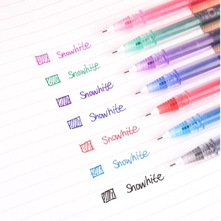 8 Colors ปากกาเจลสี แห้งเร็ว ขนาดใหญ่ 0.5 มม.-1 pen
