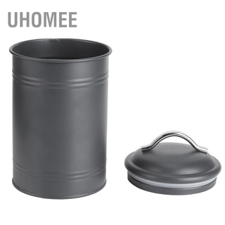 UHomee ขวดโหลเหล็กสําหรับเก็บอาหารถั่วพร้อมแหวนซิลิโคน