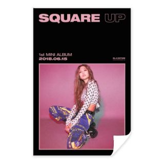 ๋โปสเตอร์ติดผนัง Jennie Blackpink Square Up Teaser Official Poster