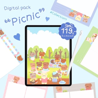 สมุดโน๊ต Digital Notebook Collection 1 - “Picnic”