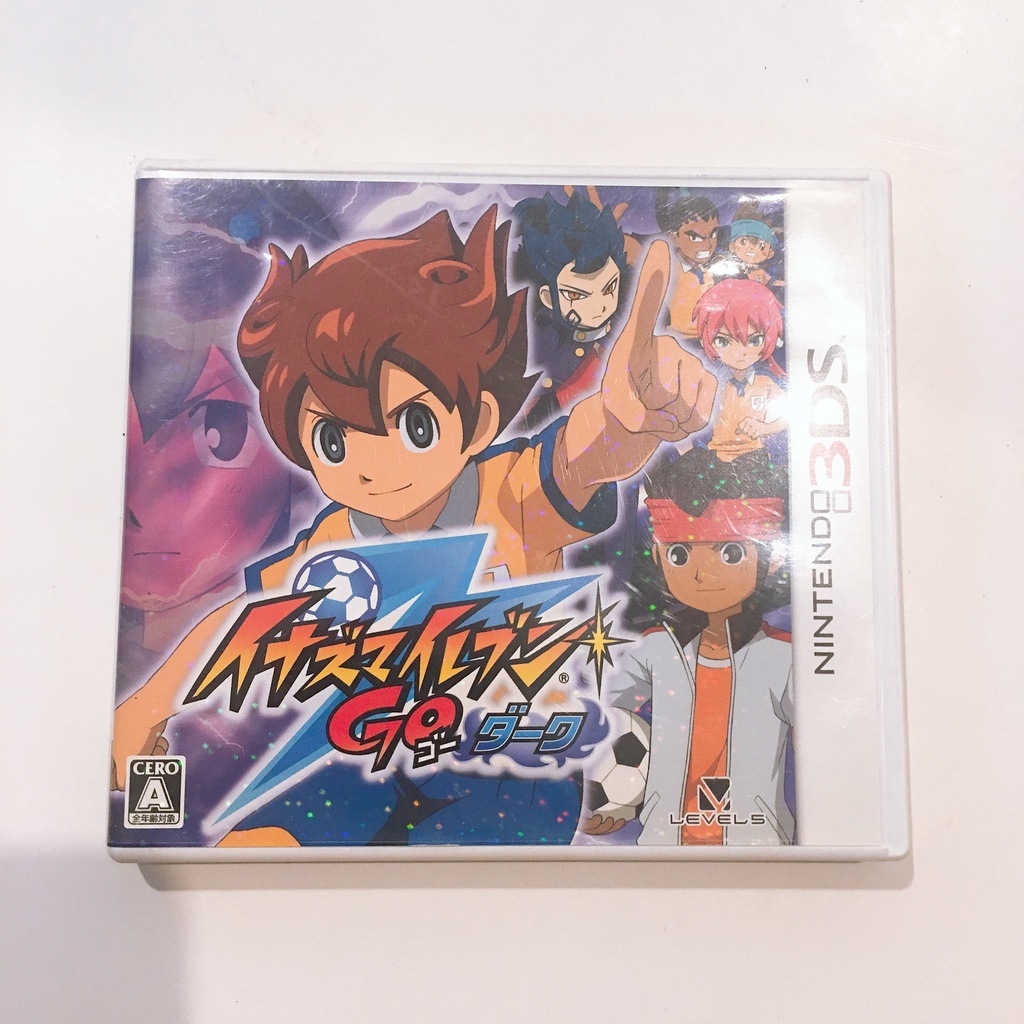 ์Nintendo 3DS Inazuma Eleven Go DARK ตลับเกม งานกล่องของครบ