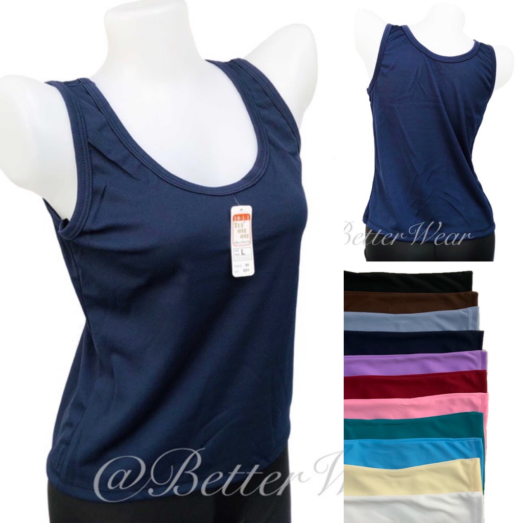 1011(ก) เสื้อกล้ามผ้าลื่น ไซส์ใหญ่ รอบอก 32-54 นิ้ว