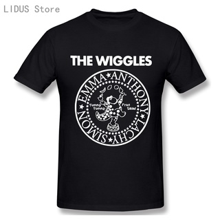 T-shirt  【เลือกบูติก】เสื้อยืดลําลอง ผ้าฝ้าย 100% พิมพ์ลาย The Wiggles Presendential Seal สําหรับผู้ชาย LHZYS-5XL