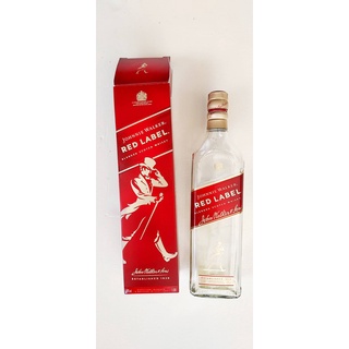 ขวดเหล่าเปล่า JOHNNIE WALKER RED LABEL จอห์นนี่ วอล์กเกอร์ เรด เลเบิ้ล พร้อมกล่อง