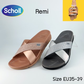 Scholl Remi รองเท้าแตะสตรี รองเท้าสกอลล์รุ่นเรมี เทคโนโลยี่ไบโอปริ้นท์ นวัตกรรมที่ออกแบบให้รองรับรูปเท้าได้ทุกส่วน