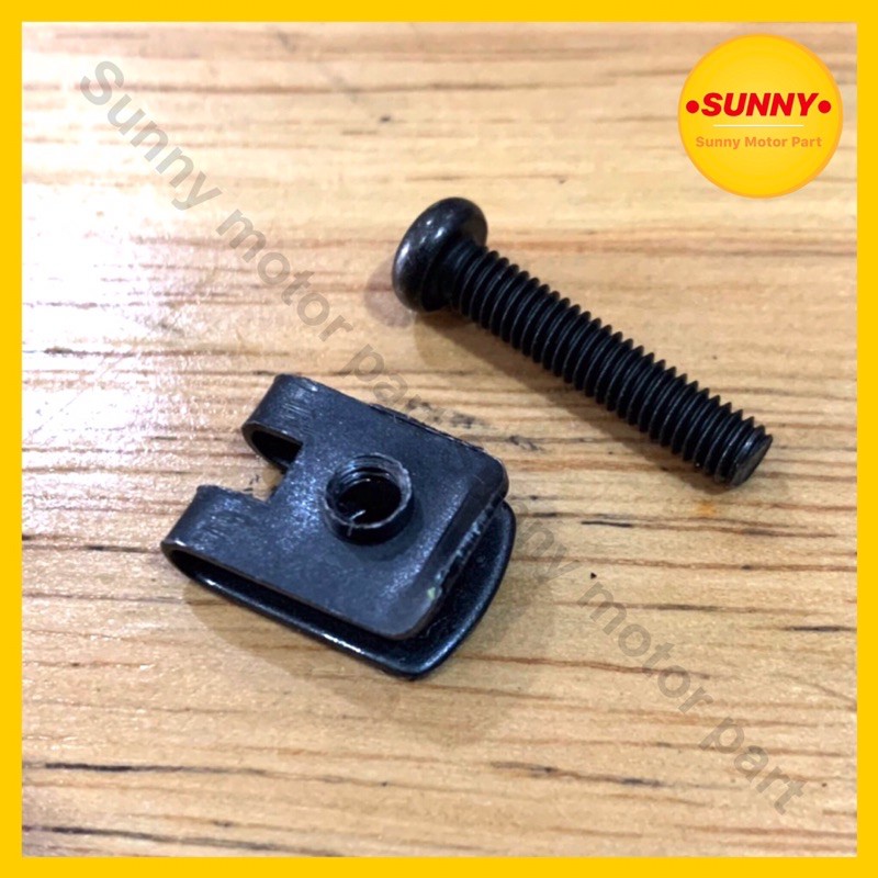 #GB340 ส่งด่วน คลิปล็อคชุดสี WAVE น็อต + กิ๊ฟ สำหรับ ยึดหน้ากาก wave เบอร์ 6 กิ๊บล็อค ชุดสีเวฟ น๊อตชุดสี เวฟ