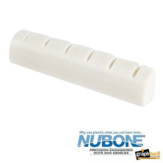 Paramount หย่องบนกีตาร์โปร่ง Nubone Technolog ยาว 42 มิล รุ่น  DHM-NUTAB (WH) (หย่องกีตาร์, หย่องกระดูก, Guitar Nut)