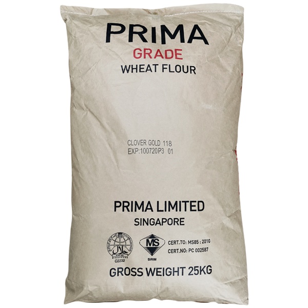PRIMA แป้งขนมปังตรา Clover Gold 25kg