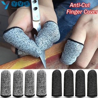 YVETTE 5Pcs New Anti-Cut Finger Cover Workplace Safety Supplies Thumb Protector Finger Protector Sleeve Garden Picking Labor Protection Kitchen Tools Multipurpose Finger Peel Fingertip Gloves/Multicolor