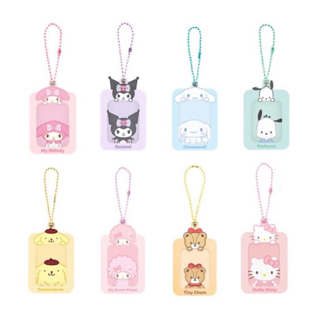 [พร้อมส่ง] Sanrio Id Photo Holder Keyring ที่ใส่รูป id photo