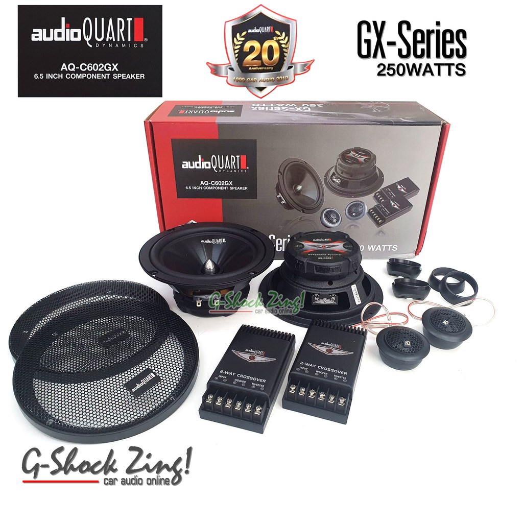 AUDIO QUART รุ่น AQ-C602GX ลำโพงรถยนต์ วิทยุติดรถยนต์ ดอกลำโพง6นิ้ว ลำโพงแยกชิ้น
