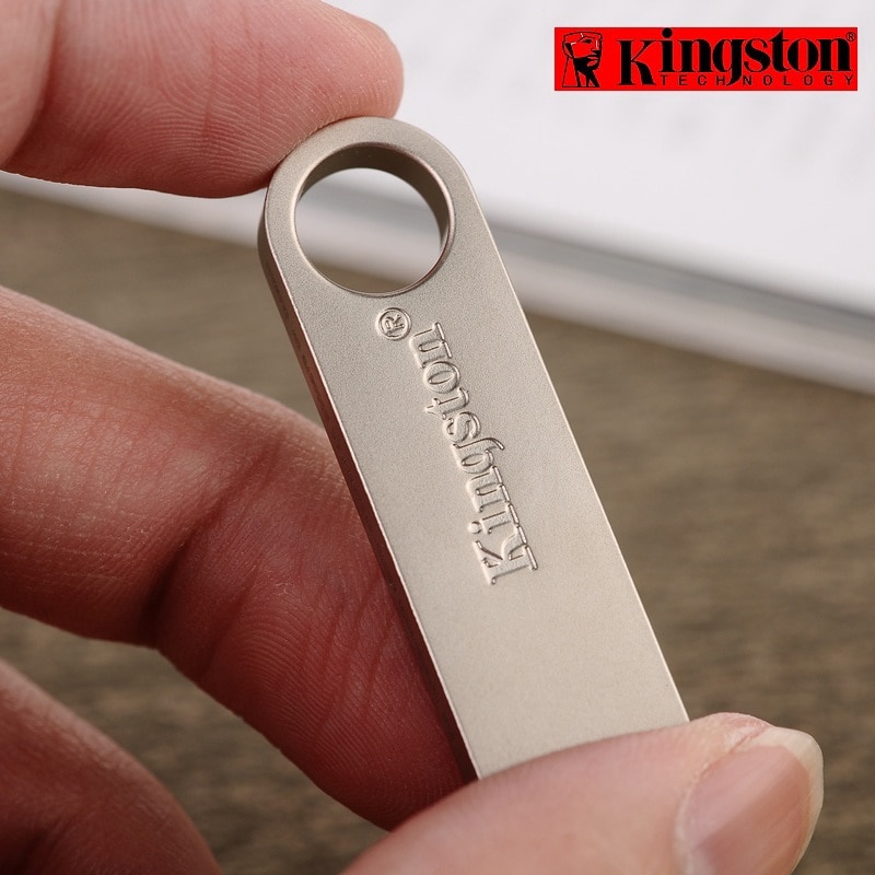 แท้จริง✳Kingston USB Flash Drive 1TB Digital DataTraveler SE9 Pendrive USB 2.0 Metal Memoria Stick