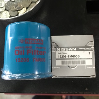 กรองน้ำมันเครื่อง nissan 15208-7M600B ของเทียม