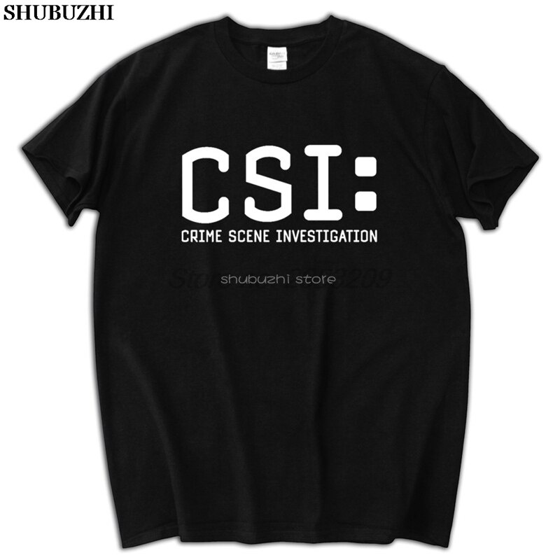 บ้านสบาย ๆ ทีส์อาชญากรรมฉากสืบสวนอาชญากรรม csi ออกแบบเสื้อยืด CB5