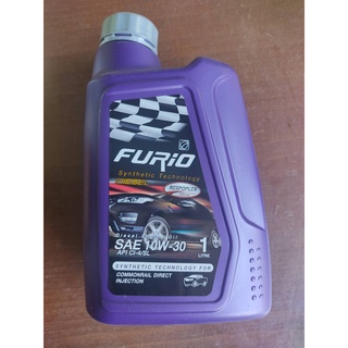 น้ำมันเครื่องดีเซล FURIO commonrail direct injection SAE10W-30 1ลิตร