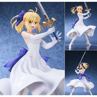 พรัอมส่ง Fate/staynight [Unlimited Blade Works] - Saber White Dress Ver. 1/8 Complete Figure Brand : Bellfine