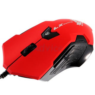 USB Optical Mouse NUBWO (NM-60 LEDOLF) Red/Black