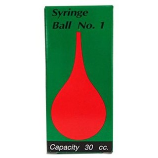Syringe Ball ไซริงค์บอล ลูกยางแดง ใช้ดูดของเหลว