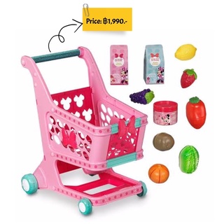 Disney Junior Minnie Mouse Toy Shop Supermarket Trolley Playset With Play Food