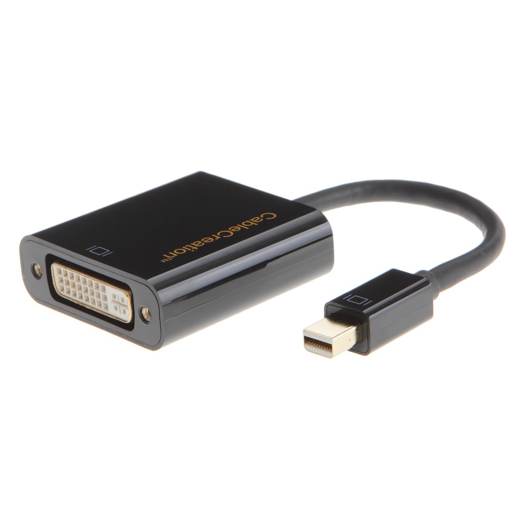 Mini DP เป็น DVI, Mini Displayport (ที่รองรับ Thunderbolt2) เป็นสายเคเบิลอะแดปเตอร์ DVI สําหรับ Mac 