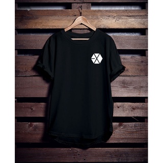 เสื้อยืดผ้าฝ้าย เสื้อยืด พิมพ์ลาย Exo Motif Distro สไตล์เกาหลี สําหรับผู้ชาย และผู้หญิง