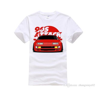 T-shirt  เสื้อยืด พิมพ์ลายรถยนต์ Nissan Fairlady 300Zx 90S คุณภาพสูง สําหรับผู้ชายS-5XL