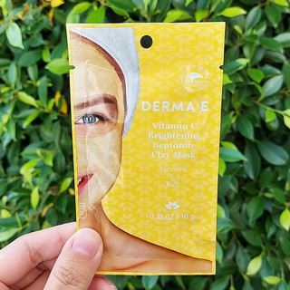 เดอมา อี มาสก์ วิตามินซี Vitamin C Brightening Clay Mask Turmeric &amp; Kale 10g (Derma E®)