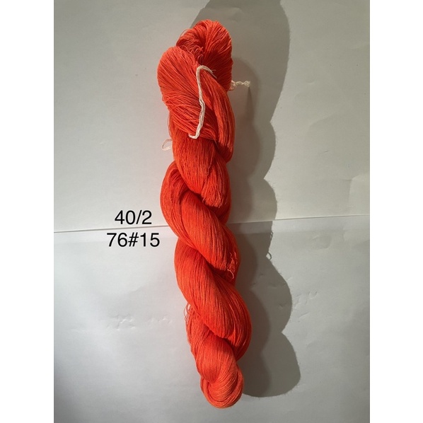 ไหมประดิษฐ์ AA40/2 แบบ76 (ใจใหญ่) หนึ่งสี บรรจุ5ใจ