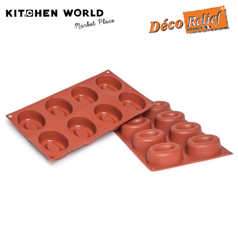 Deco Relief RX049 Oval Savarin Silicone 60x75xH25mm.Mould NR.8 / พิมพ์ซิลิโคน ราคา ถูกที่สุด ดีลบีเคเค แกลเลอรีภาพที่ 3