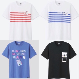 เสื้อยืด UNIQLO - Line Friends, BT21, Polaroid