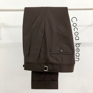 [พร้อมส่ง] Cocoa bean 39 - Double Pleated pants