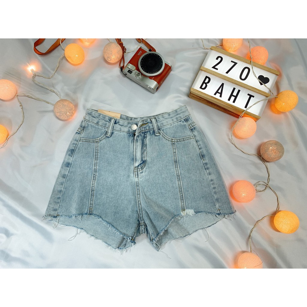 #JC01 #JC02 กางเกงยีนส์ขาสั้น กางเกงกระโปรง