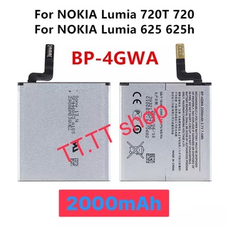 แบต Nokia Lumia 720 625 BP-4GWA 2000mAh ประกันนาน 3 เดือน