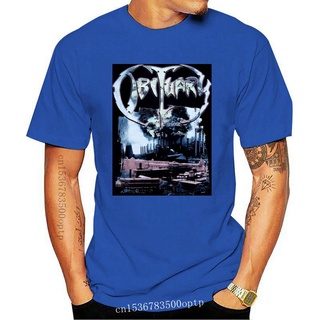 [S-5XL]เสื้อยืดลําลอง แขนสั้น พิมพ์ลาย OBITUARY - WORLD DEMISE - Official Licensed - s M L s ส่งฟรี สําหรับผู้ชาย 229200