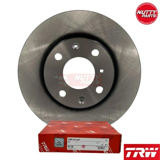 TRW จานเบรคหน้า HONDA JAZZ GD CITY Z ,ZX แมลงสาบ 02-07 DF4152S
