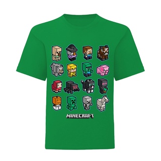 เสื้อยืด พิมพ์ลาย Minecraft Garçon ออกแบบดี เลือกลายได้ แบบใหม่