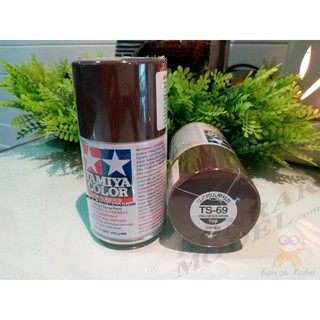 สีสเปย์ Tamiya TS-69 Linoleum Deck Brown 100ML